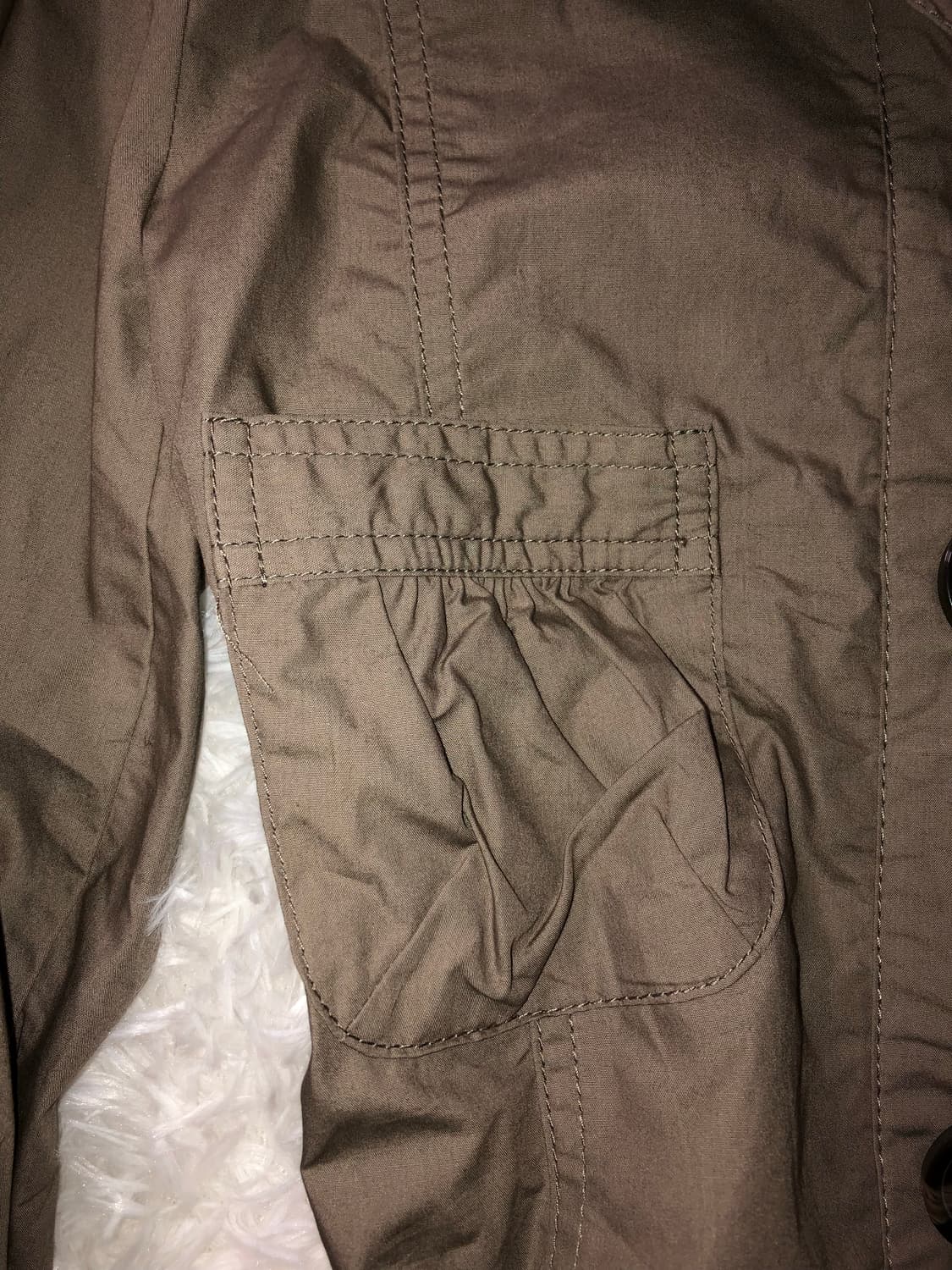 khaki brown outer ops 상품이미지3