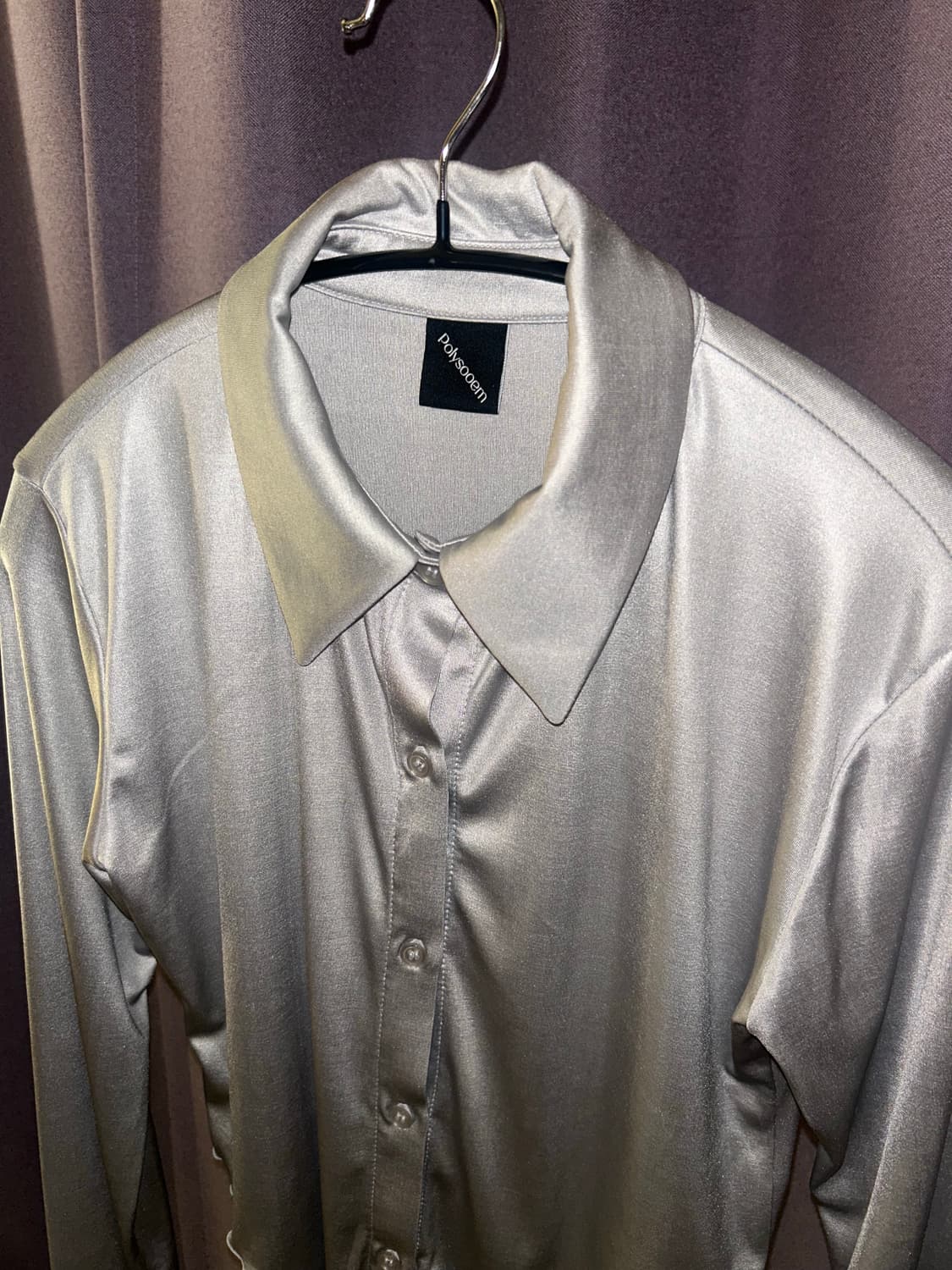 폴리수엠 실버 져지 셔츠 상품이미지3