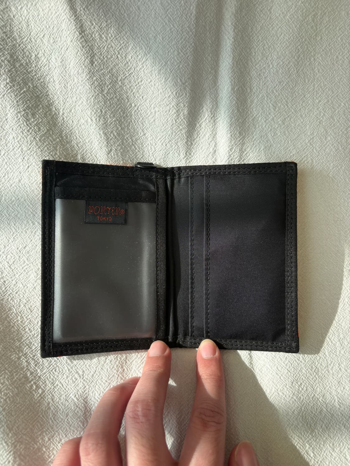 요시다 포터 다이아몬드 체크 패턴 카드 지갑 상품이미지3