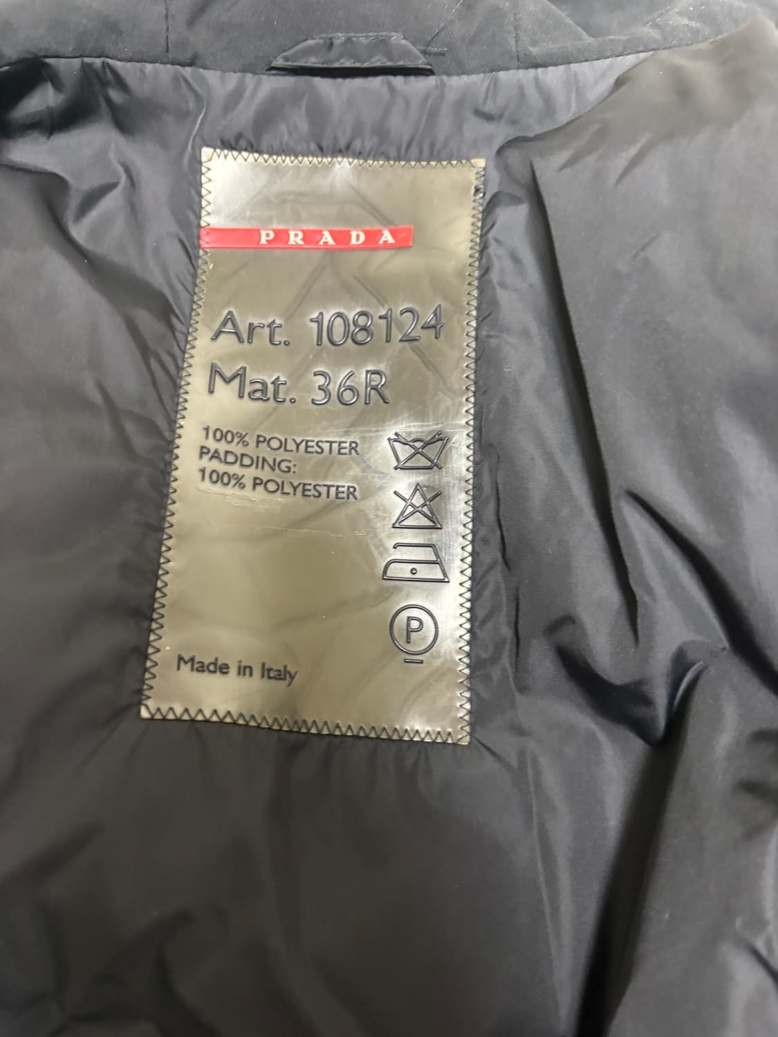 프라다 00s 나일론 트렌치 코트 상품이미지3