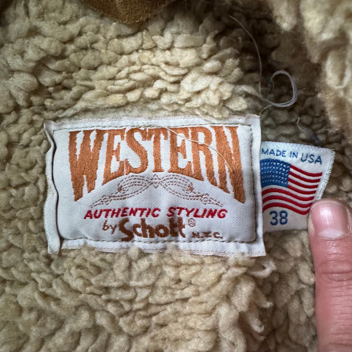 [M~L] 80s Schott Western 스웨이드 웨스턴 자켓 상품이미지8