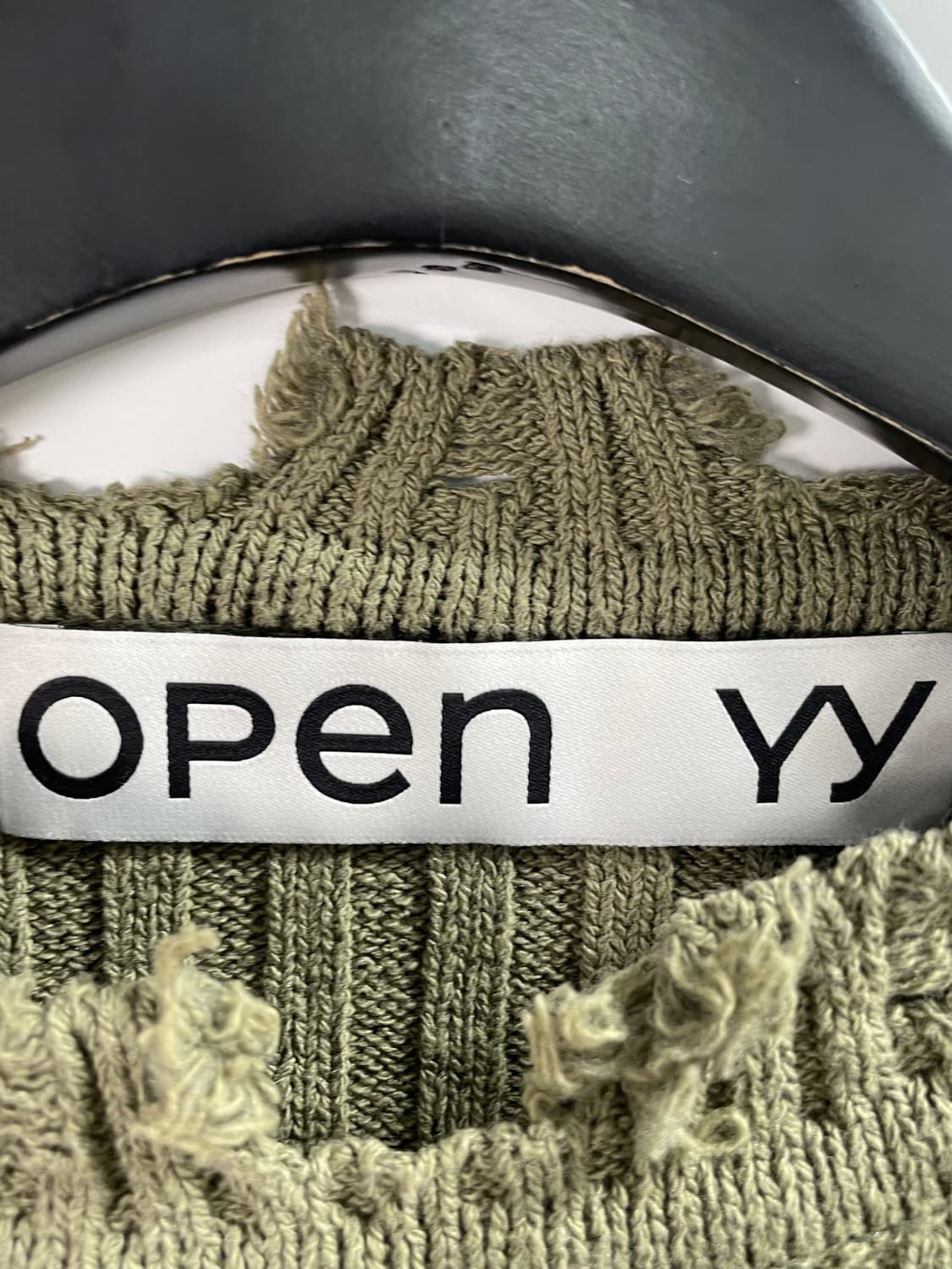 오픈와이와이 그런지 하트 골지 니트 (on.116) 상품이미지6