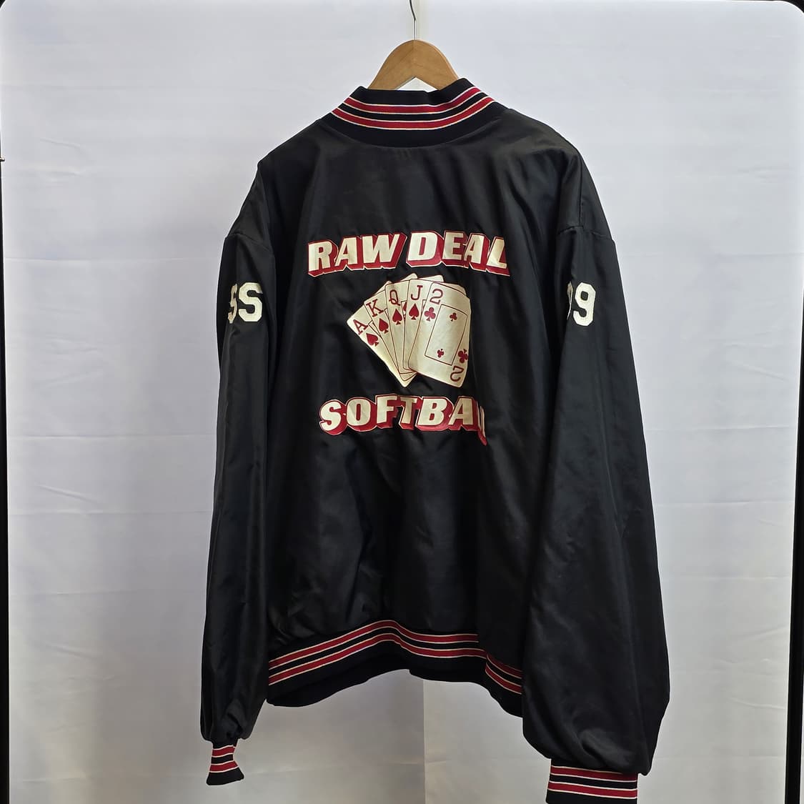 RENNOC USA 나일론 아노락 하프집 자켓 3XL 블랙 상품이미지2