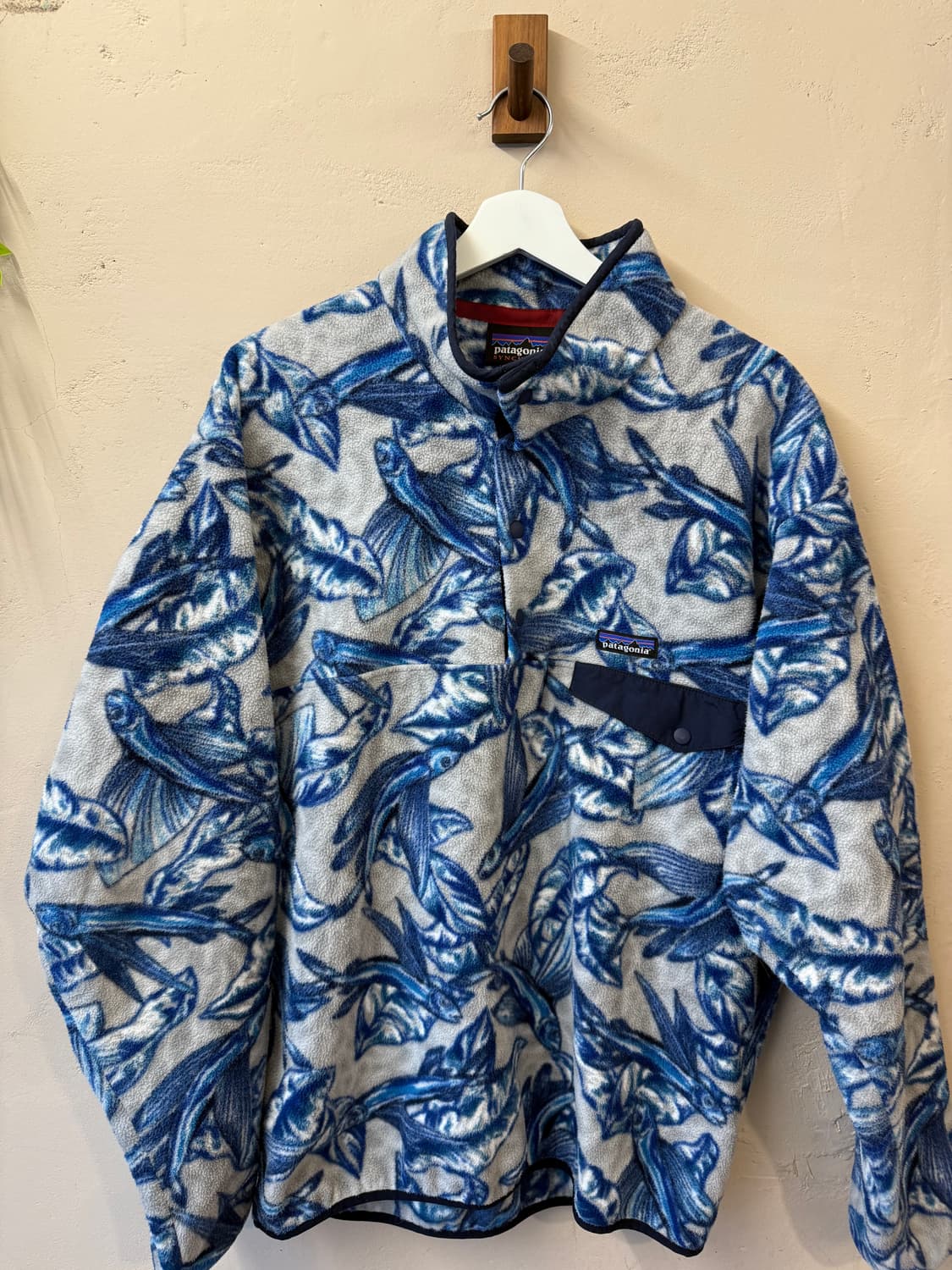 파타고니아 16s 하와이안 피쉬 패턴 신칠라 스냅티 L 상품이미지1