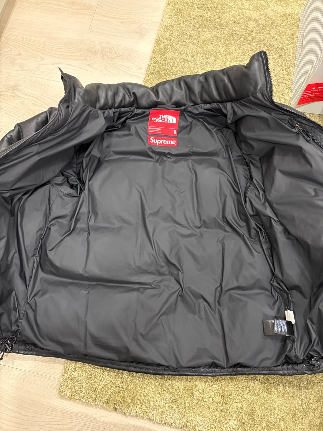 [M] 슈프림 노스페이스 레더 눕시 상품이미지5