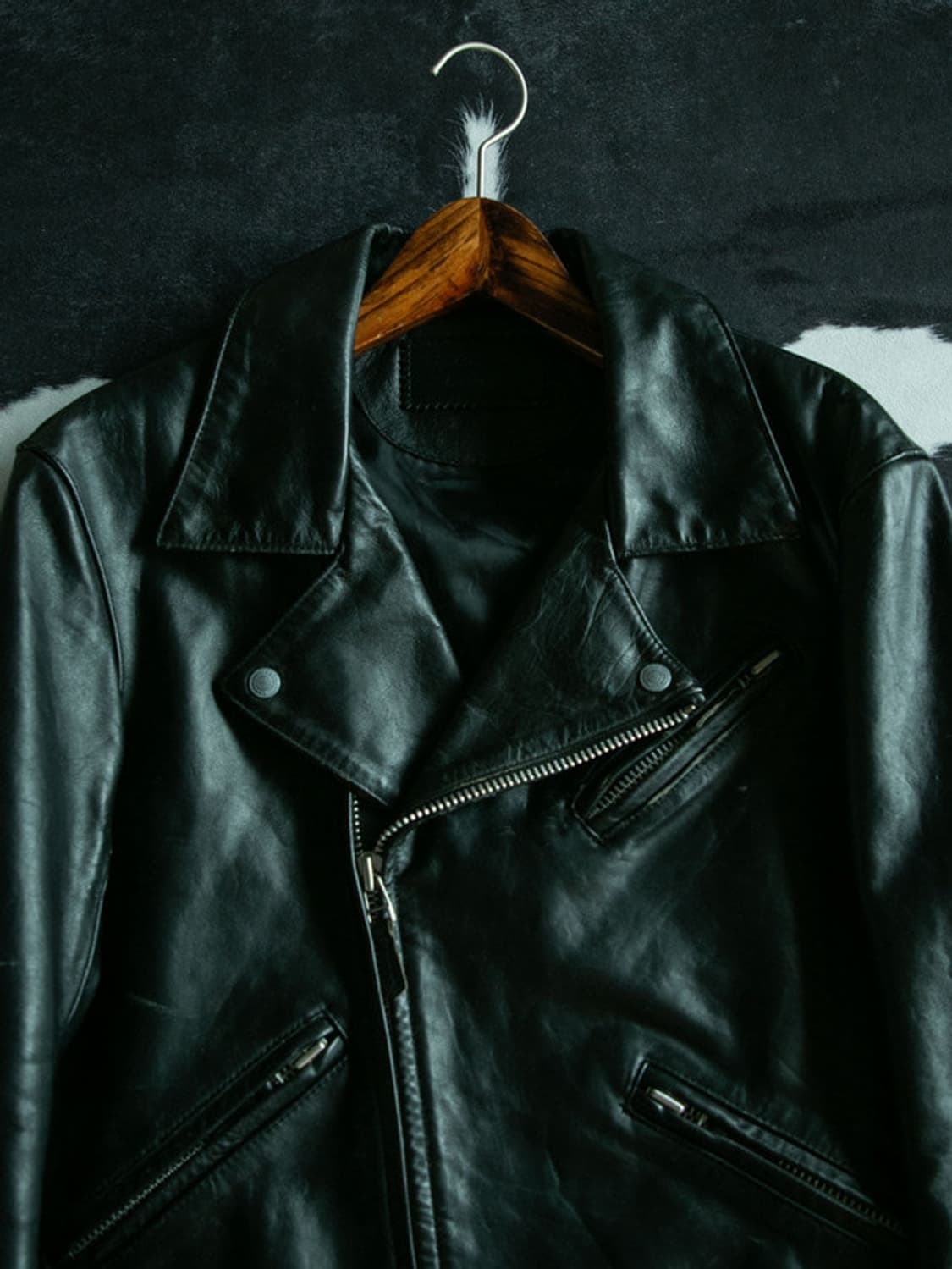 Horsehide Leather Rider Jacket  상품이미지4