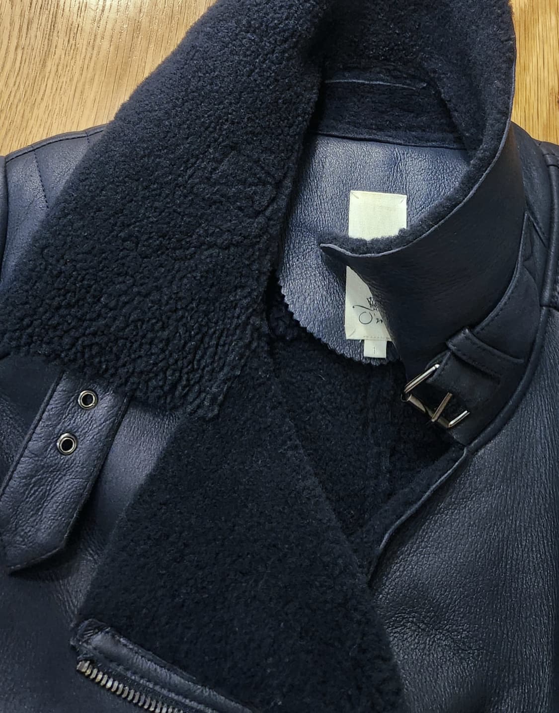 한섬 오즈세컨 양가죽 양털무스탕 상품이미지4