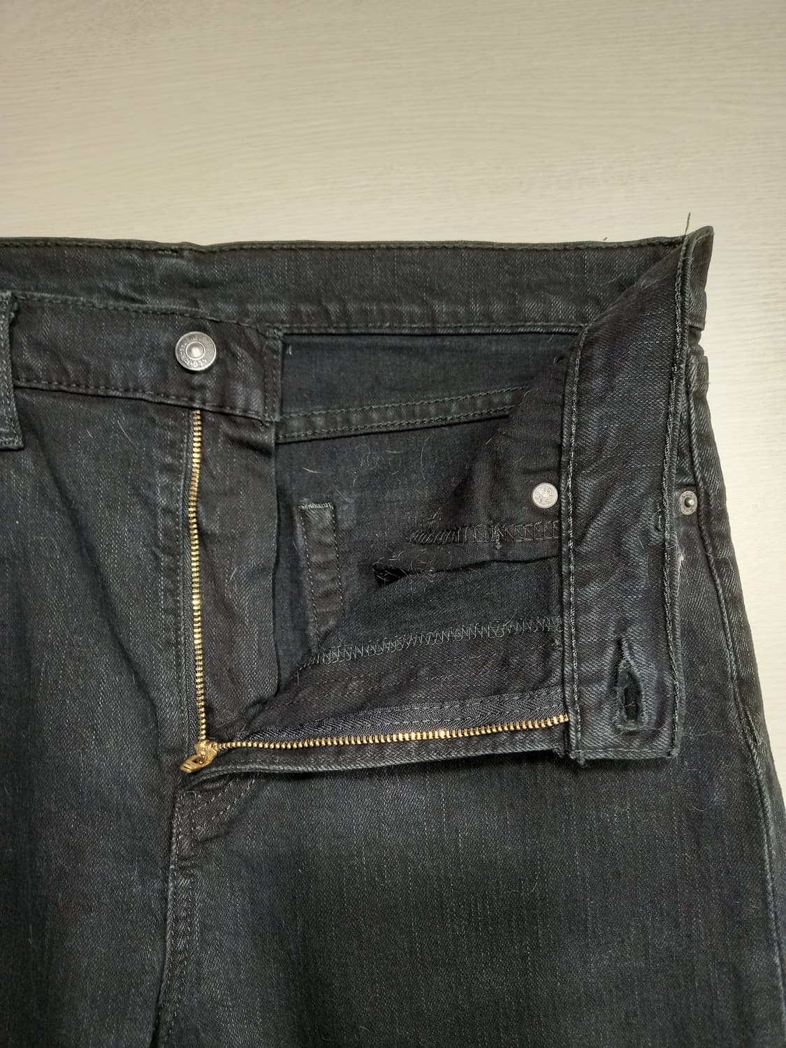 34 리바이스511 스판 슬림일자진 블랙 34-568 상품이미지6