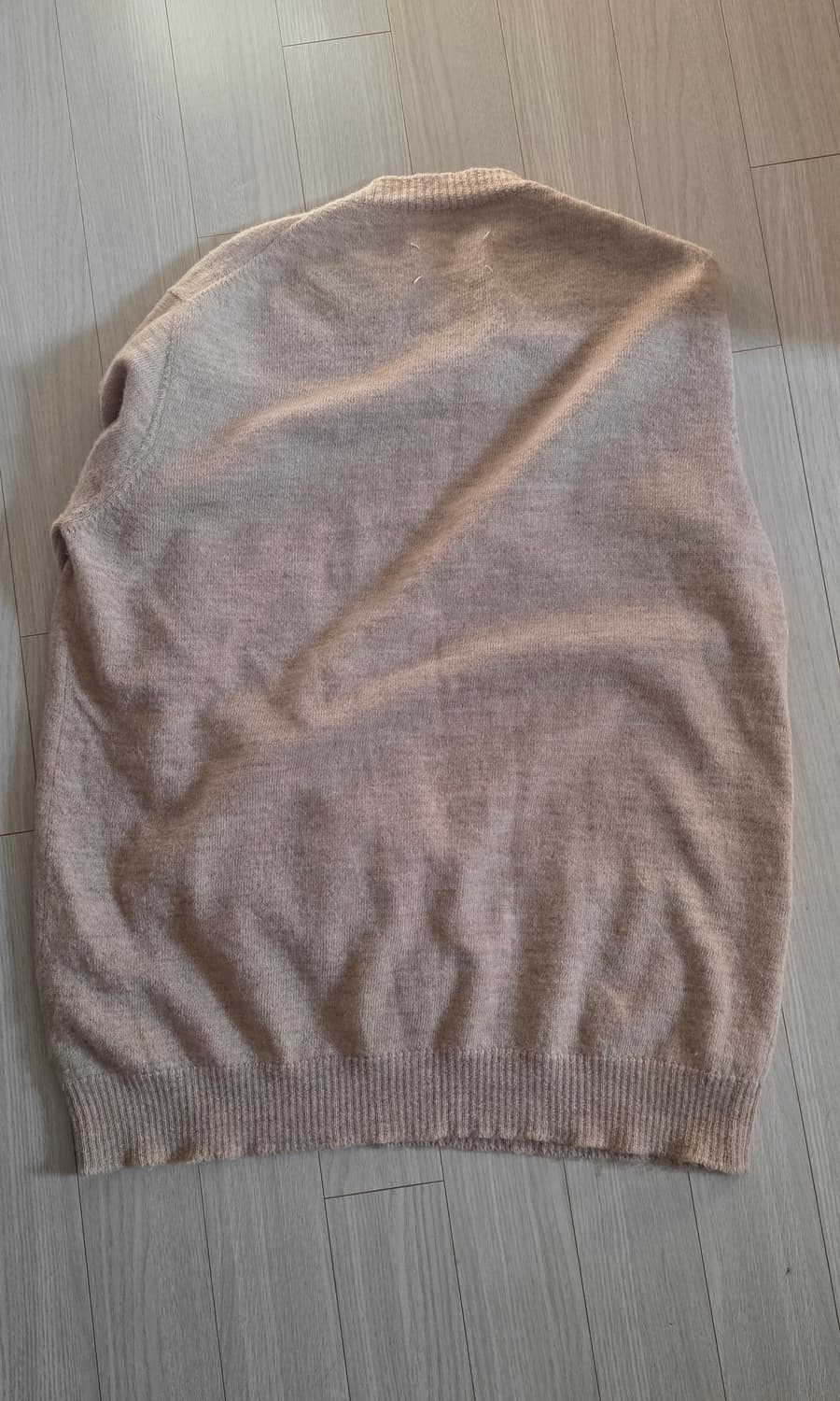 메종 마르지엘라 베이지 울알파카 니트 L사이즈 상품이미지2