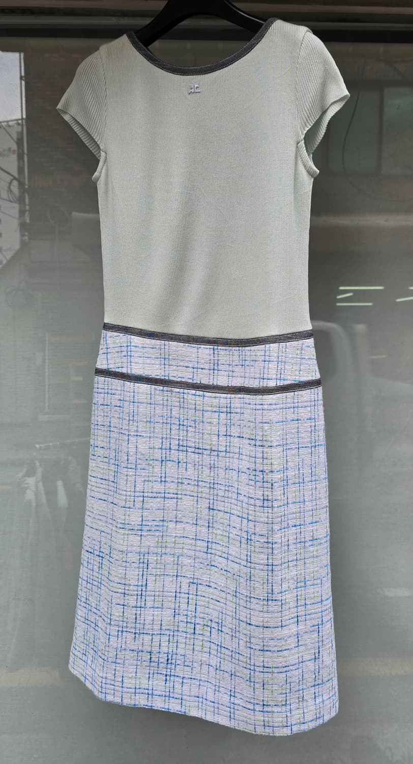Courreges 꾸레쥬 롱 니트 원피스 38 상품이미지3