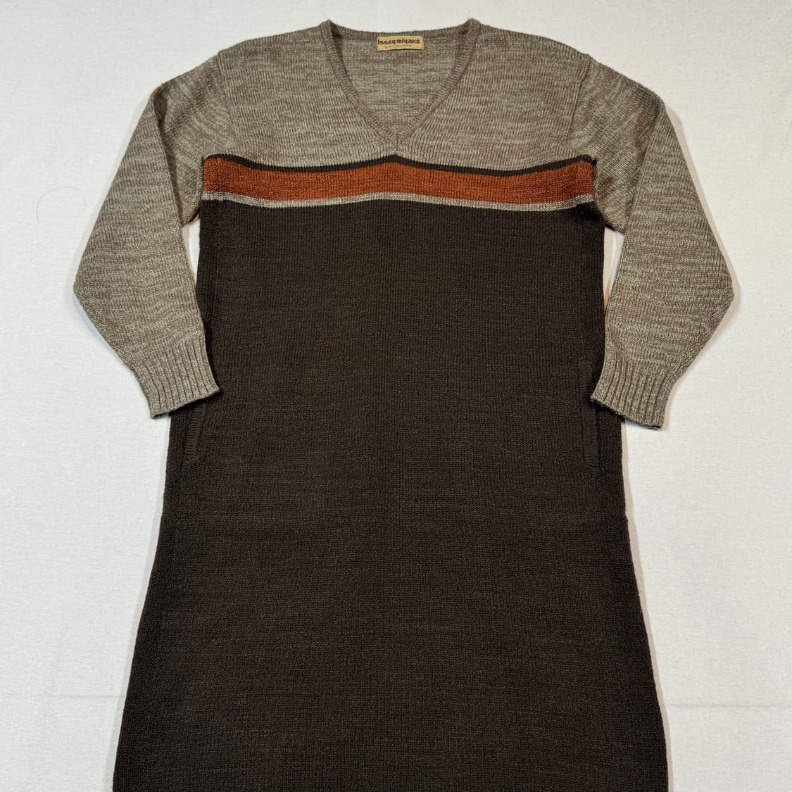 OS) 70-80's 이세이 미야케 All Style 롱 니트 원피스 상품이미지2
