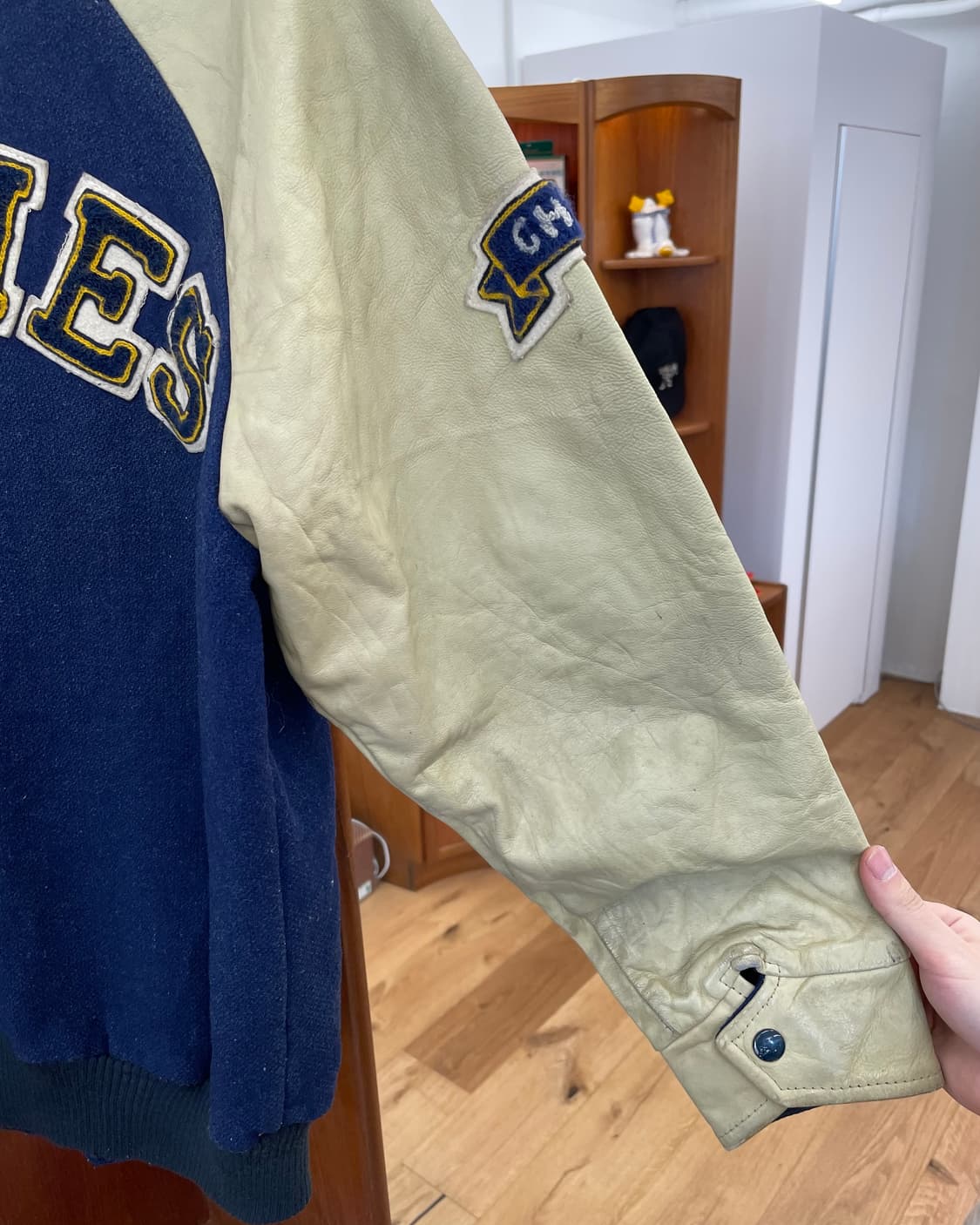 [L] 80s 빈티지 바시티 자켓 상품이미지9