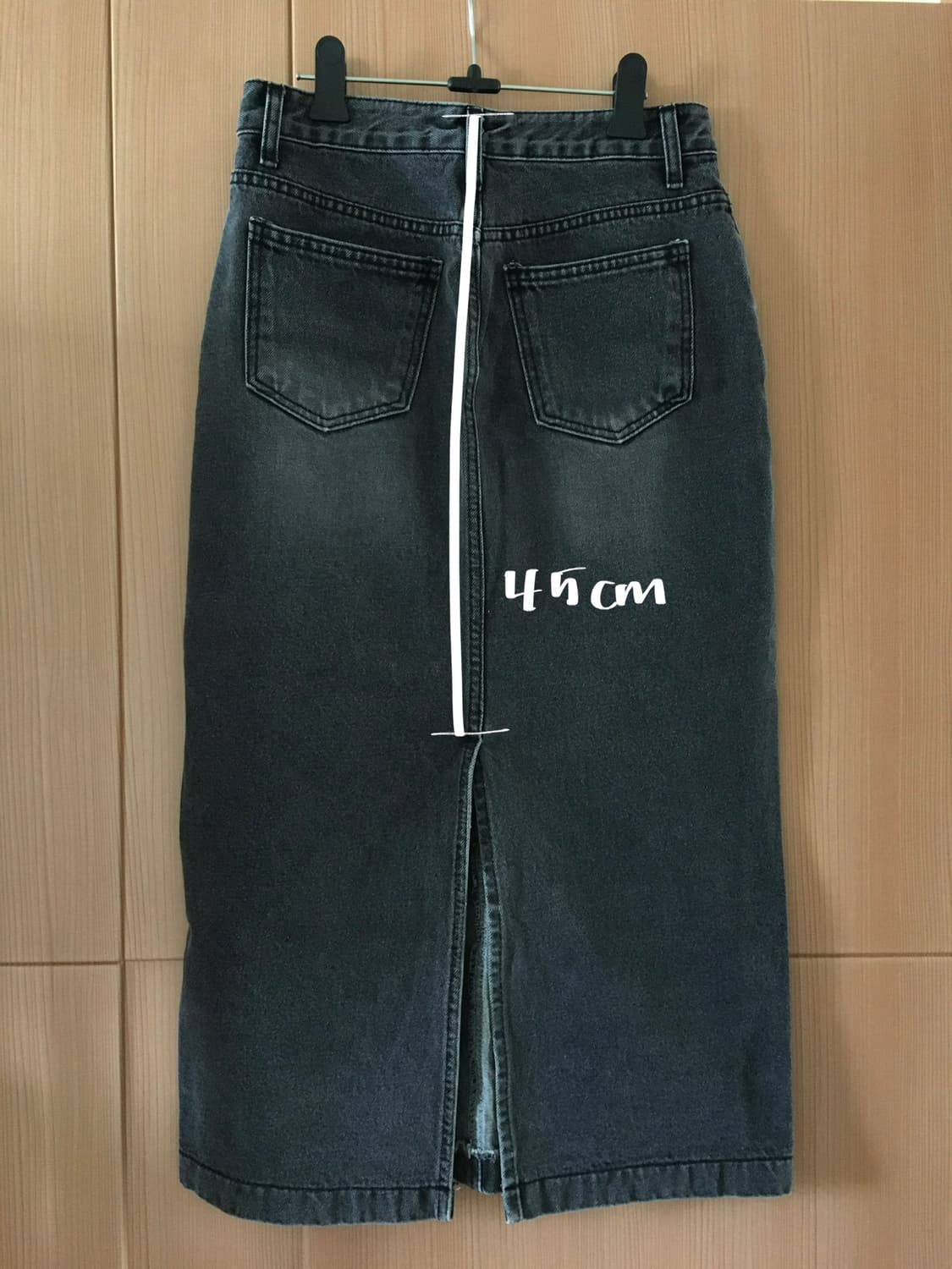흑청 뒤트임 스커트 상품이미지2