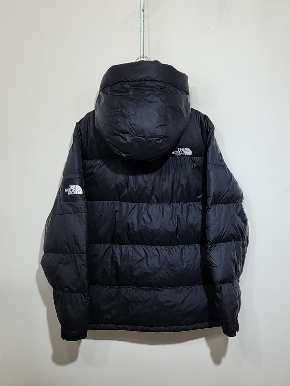 (XL) 노스페이스 거위털 패딩점퍼 블랙 구스다운 후드자켓  상품이미지7