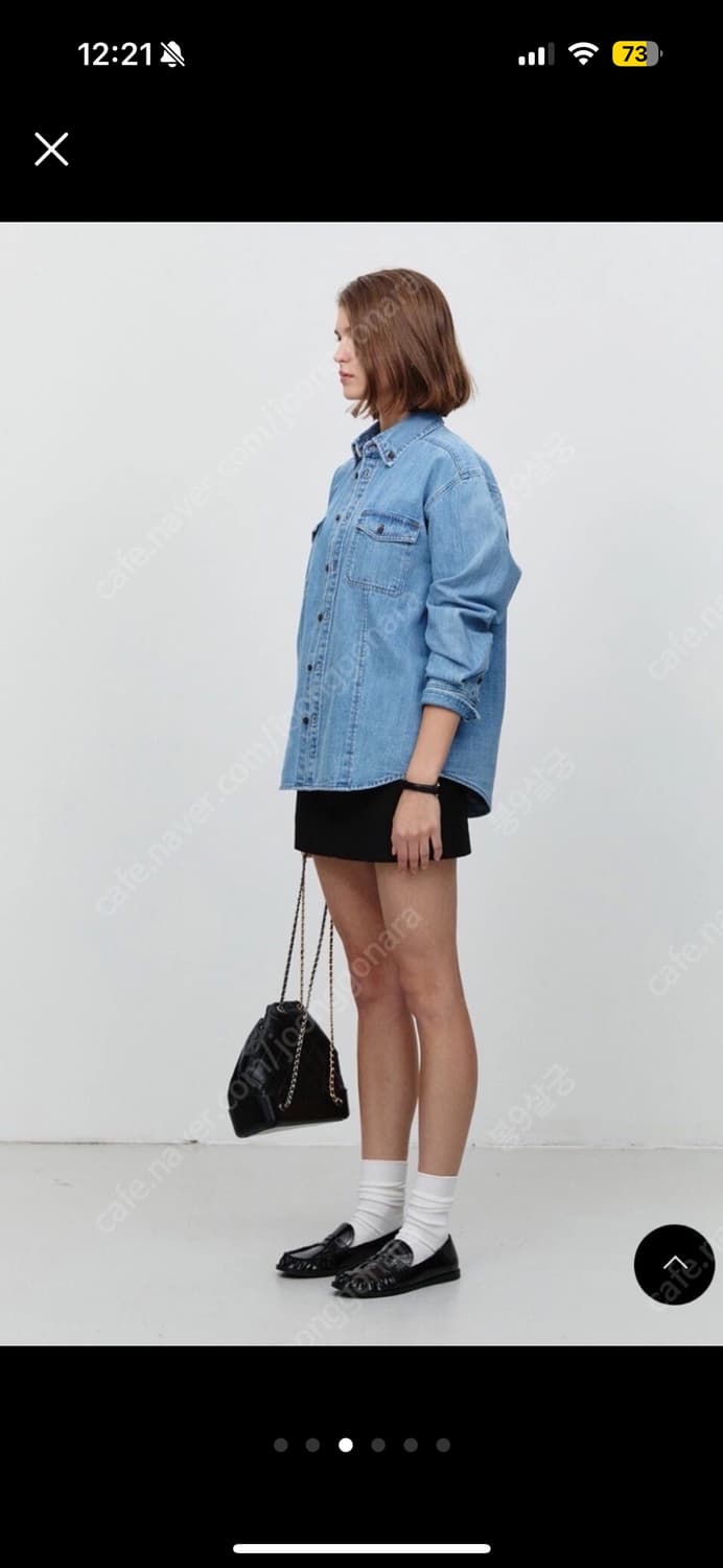 던스트 dunst 클래식 여성 데님셔츠 상품이미지3