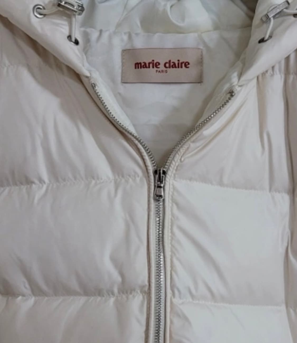 마리끌레르 아이보리 숏패딩(현재품절 상품이미지2