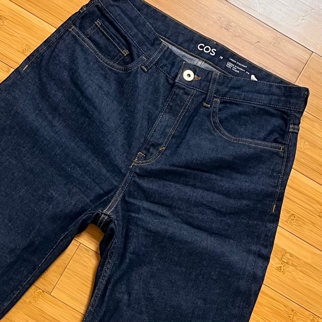 코스 루즈 스트레이트 데님팬츠 W28 상품이미지3