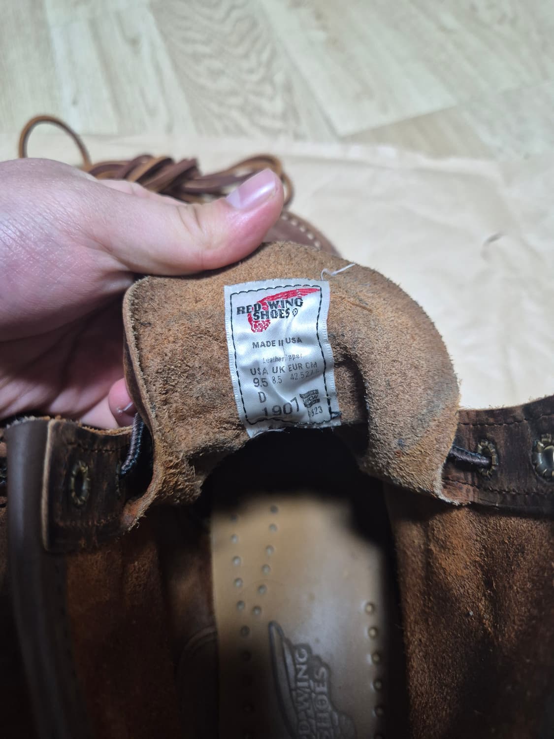 레드윙 6인치 목토 1907 - 카퍼 러프앤터프 275 상품이미지5