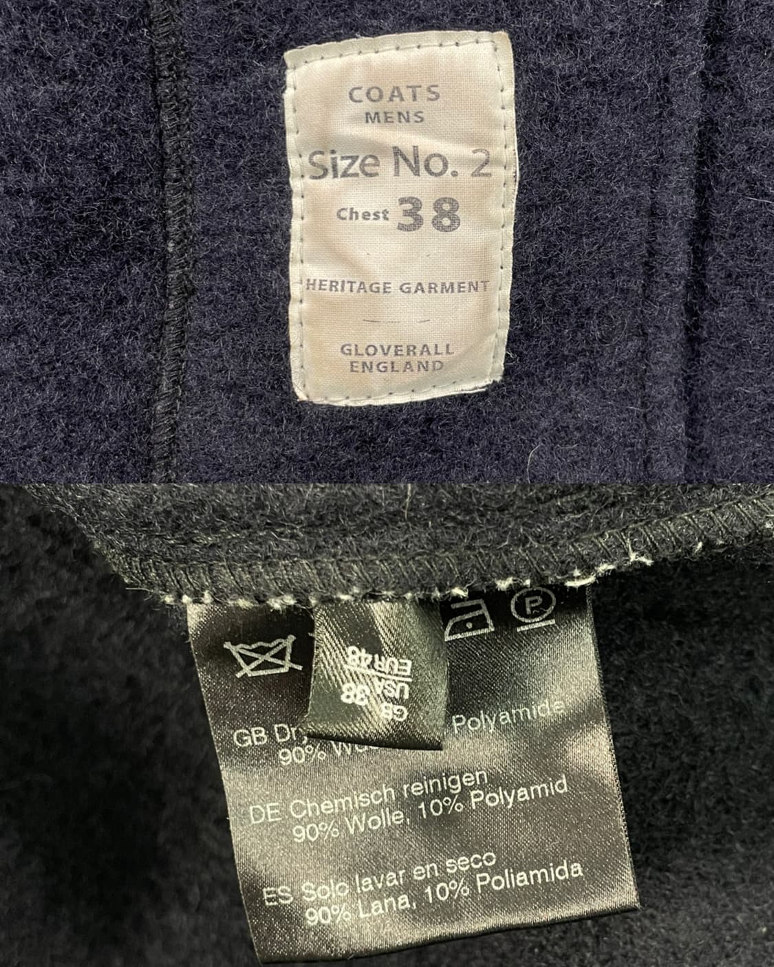 글로버올 울 더플 코트 상품이미지9