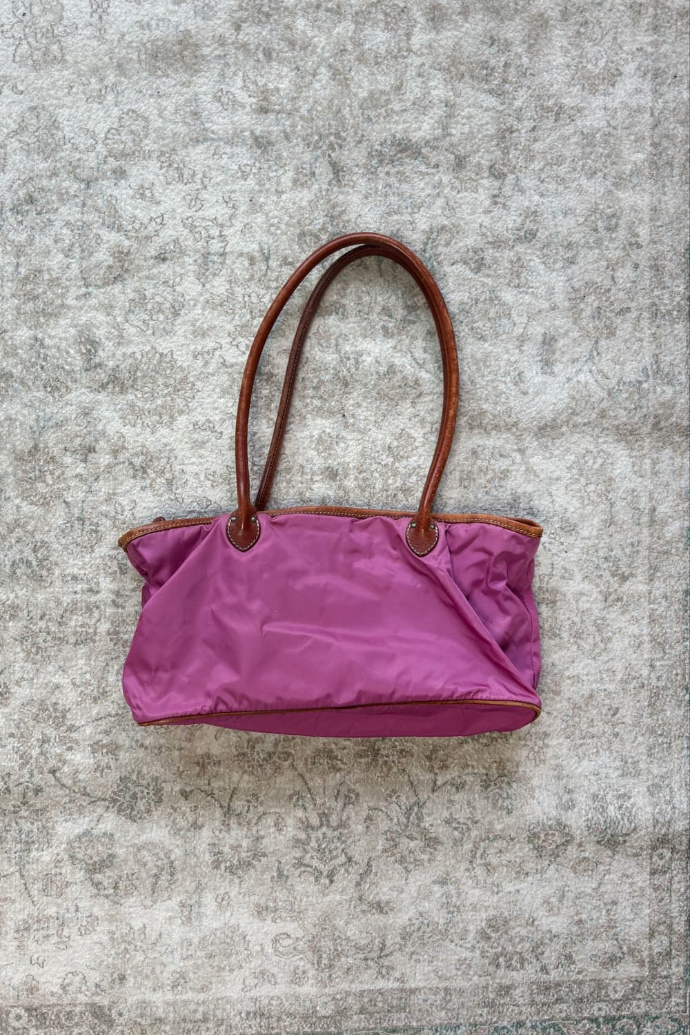 Nylon Leather Shoulder Bag 상품이미지4