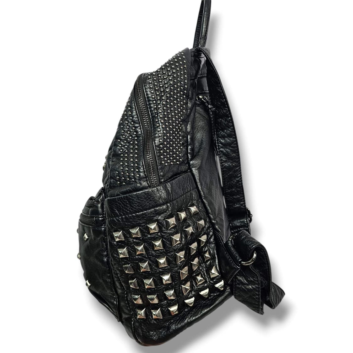 VTG 빈티지 스터드 가죽 백팩 상품이미지3
