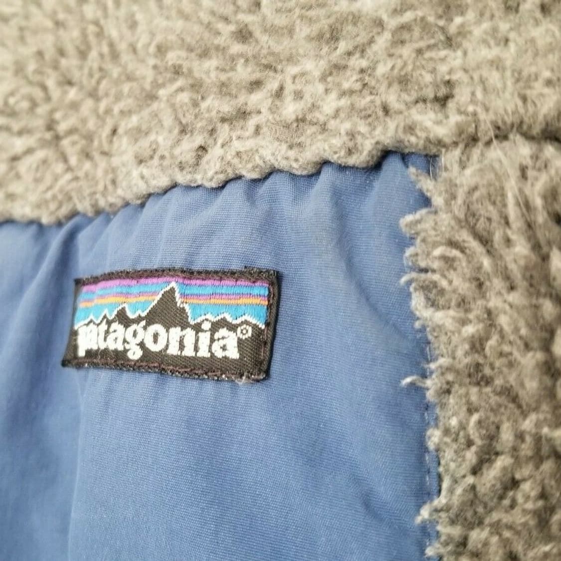 90s 파타고니아 레트로-X 그레이/블루 USA 상품이미지2