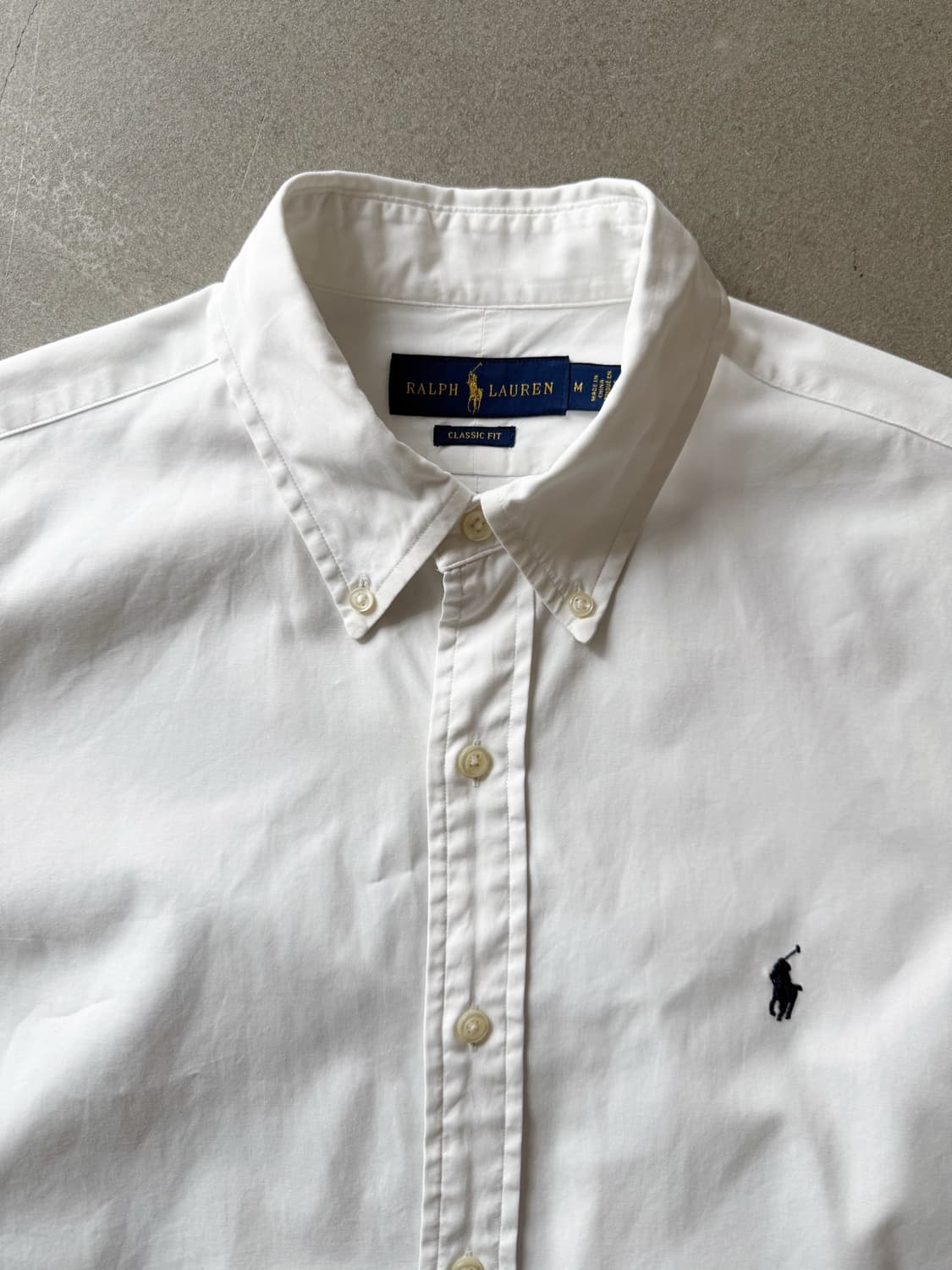 Polo Ralph Lauren Cotton White Shirt 상품이미지2