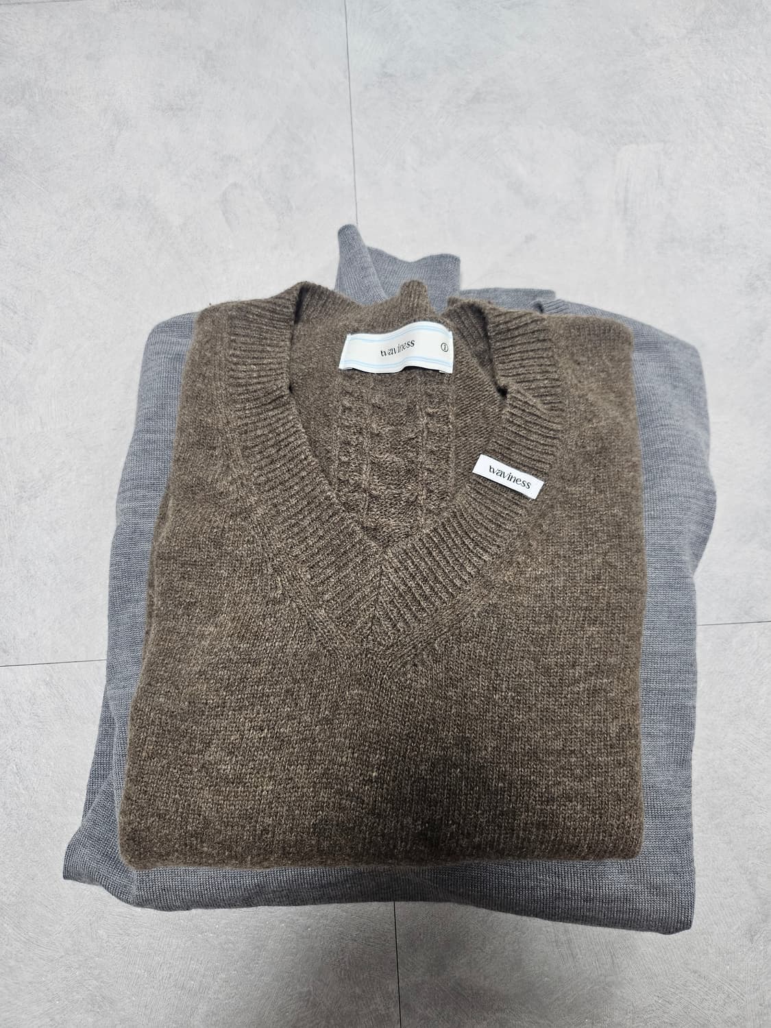 웨이비니스 호이리거 브이넥 1사이즈 상품이미지1