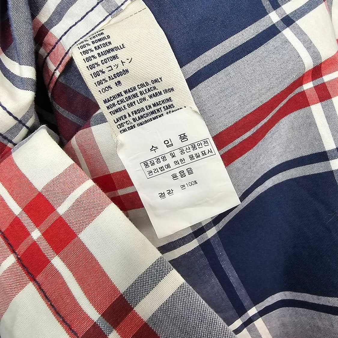 L Abercrombie 아베크롬비 머슬핏 체크셔츠 상품이미지8