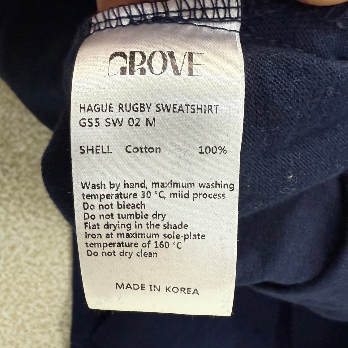 [F] 그로브 헤비 럭비 티셔츠 0119T1 상품이미지4
