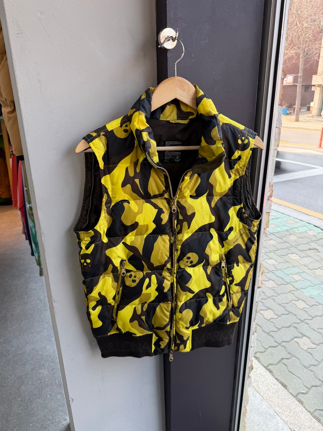 S/ 마크앤로나 스컬패턴 2WAY 다운 패딩 상품이미지8