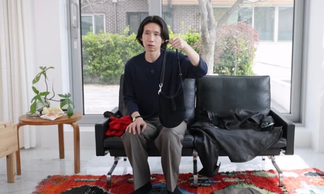 피비파일로 미니 빈 슬링백 그린 새상품 봉태규가방 상품이미지4