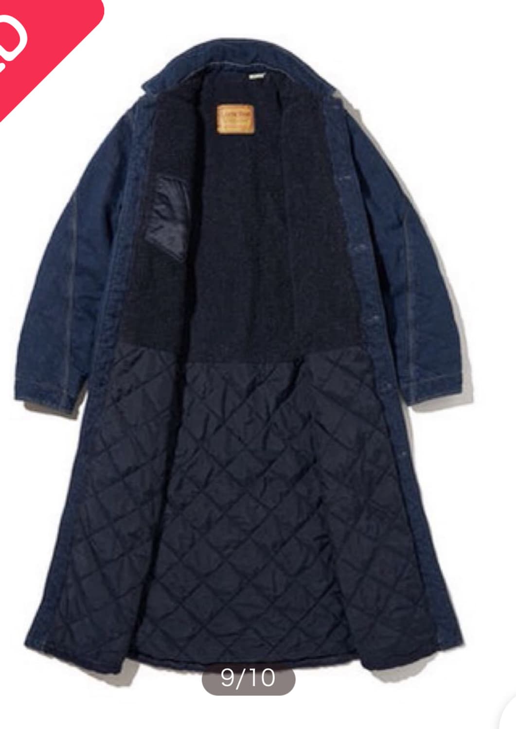 리바이스 레드탭 데님 롱코트 상품이미지2