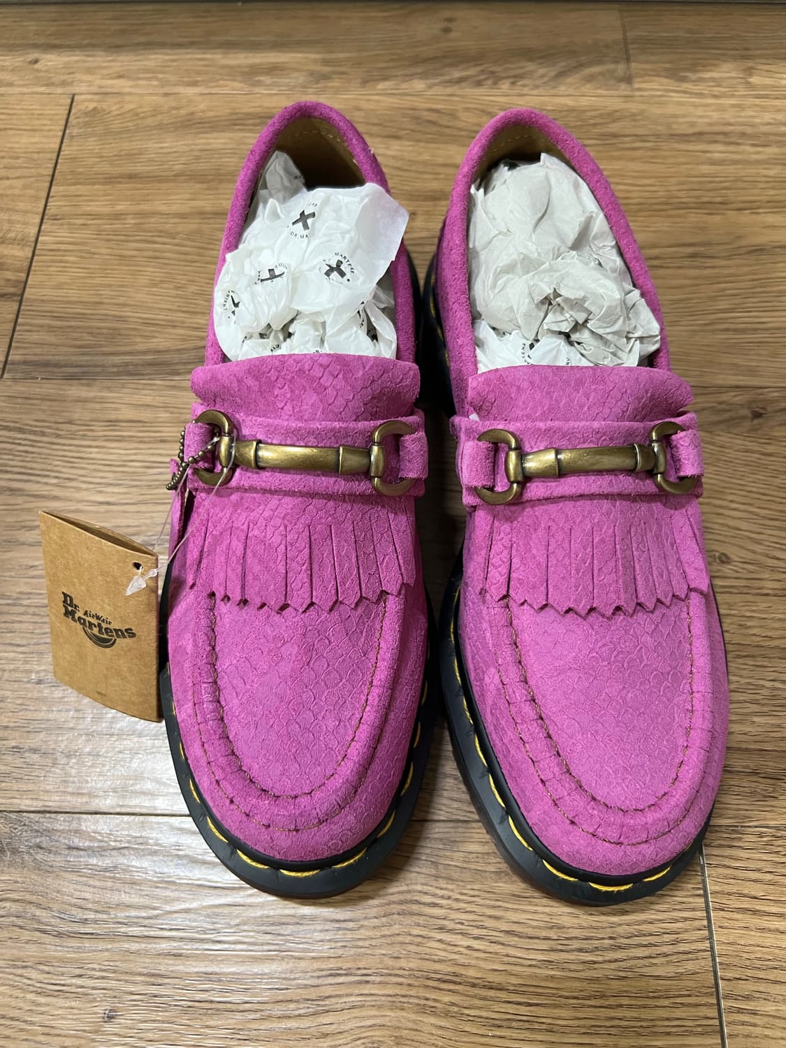 닥터마틴 Adrian 핑크 로퍼 5사이즈 새상품 상품이미지1