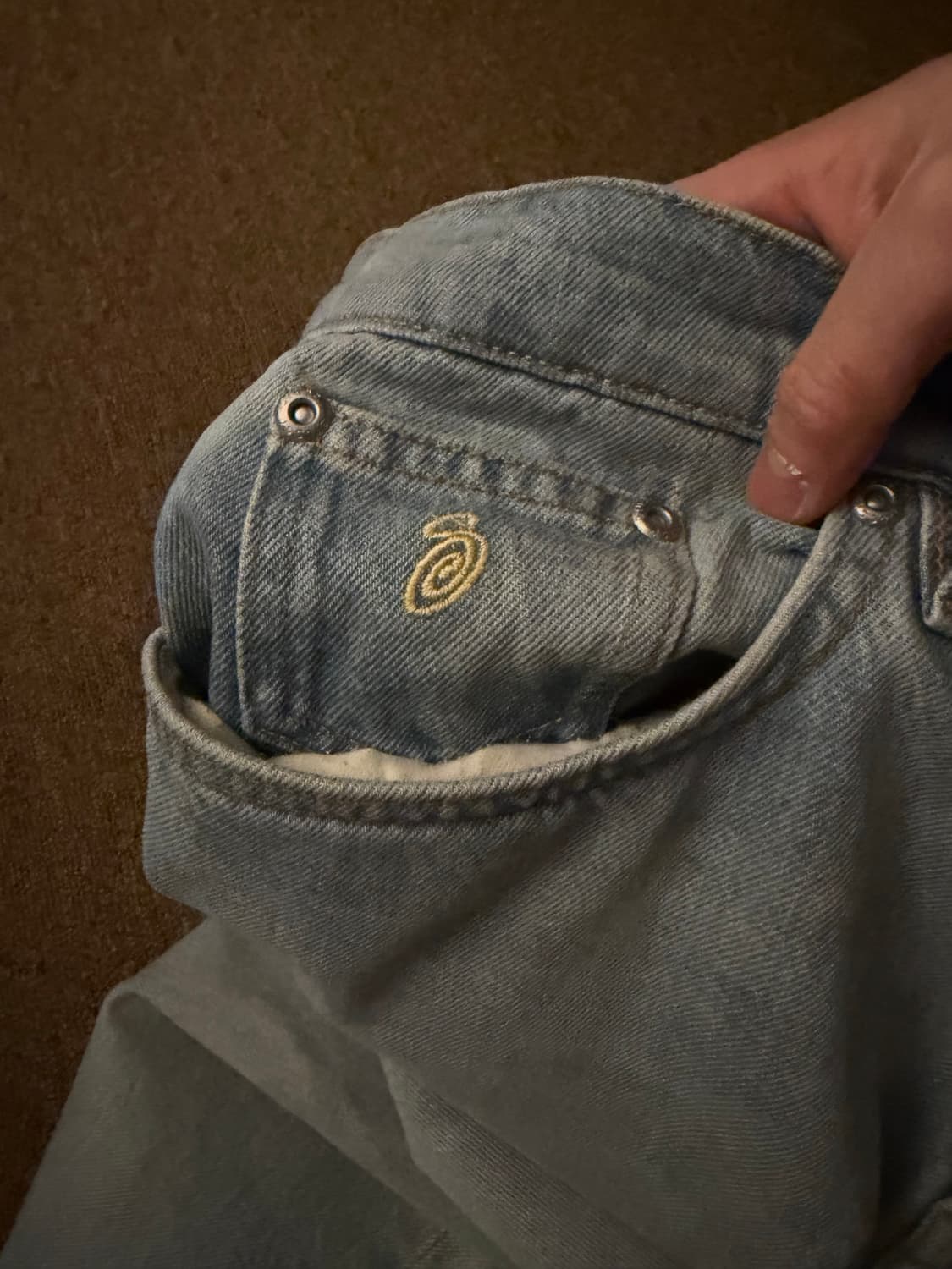 Stussy 스투시 빅올진 라이트워시 30 상품이미지8