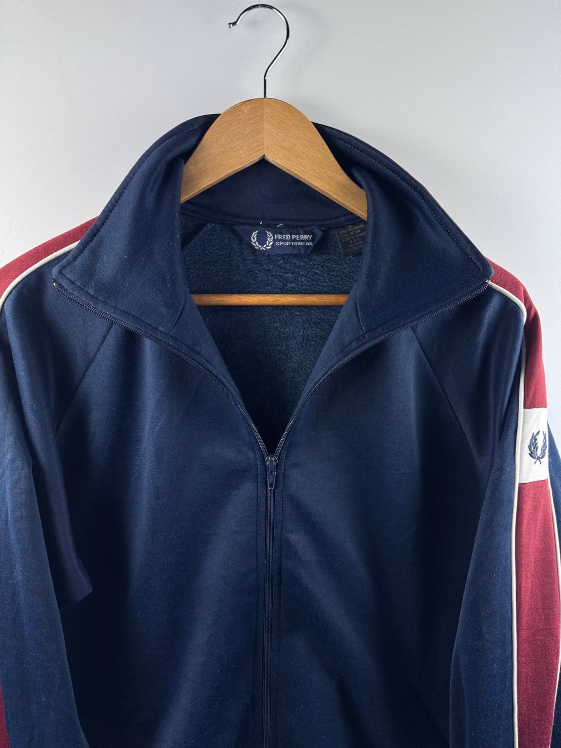 프레드페리 네이비 버건디 트랙탑져지1800 상품이미지2