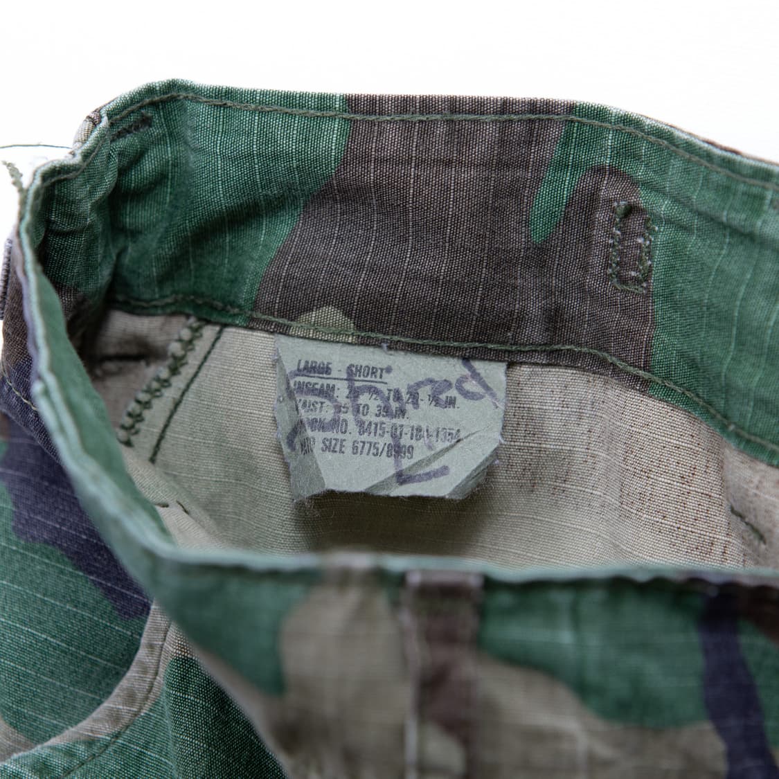90s 미군 우드랜드 BDU 필드 팬츠 L/S 상품이미지6