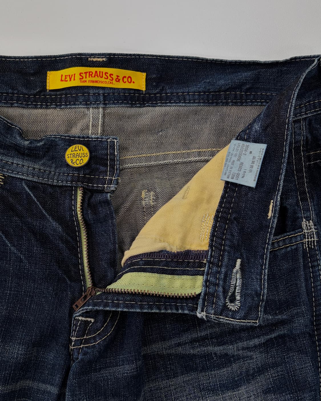 [30인치]리바이스 JPN 00s 로우라이즈 부츠컷 데님 팬츠 상품이미지6