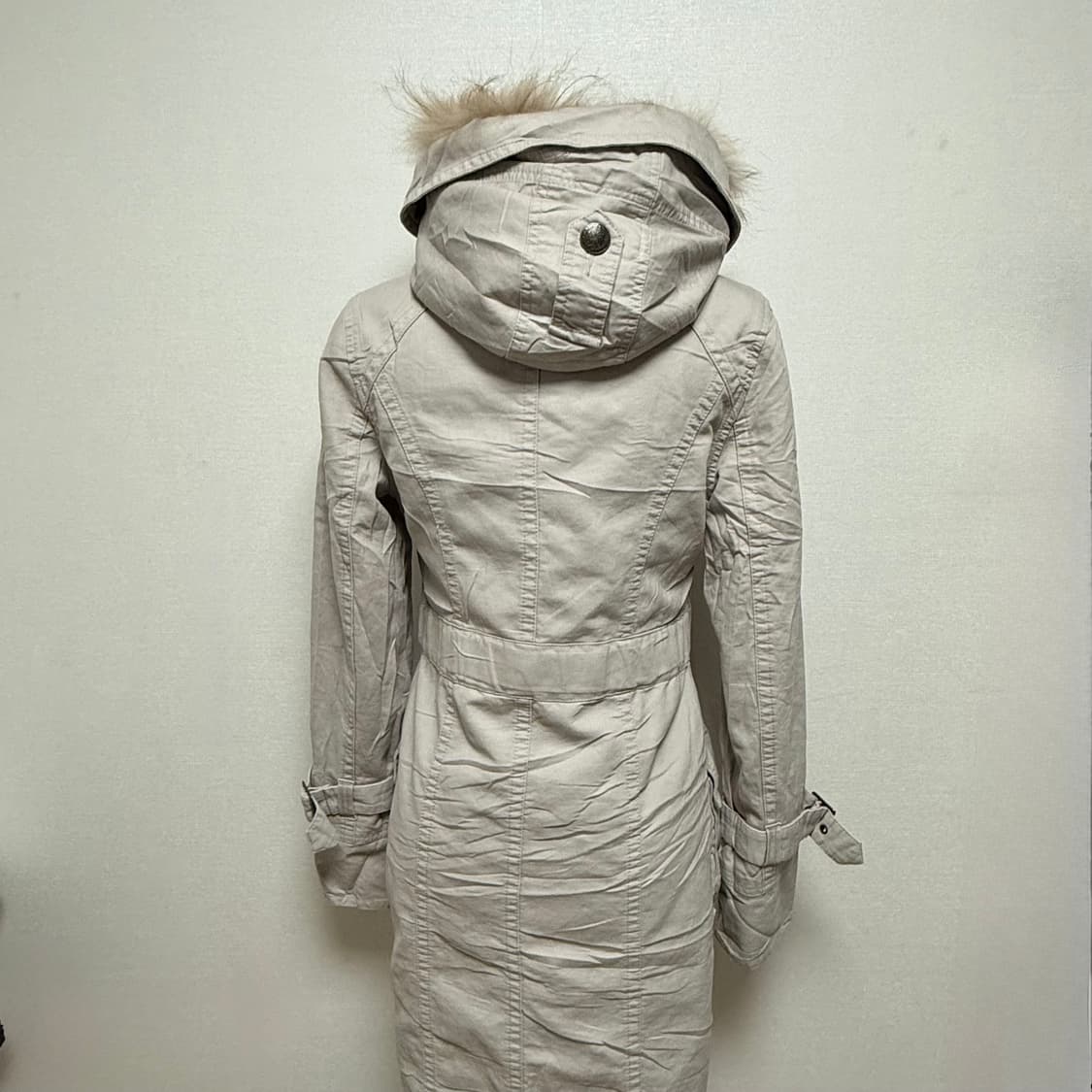 빈티지 아이보리 퍼 코트 자켓 상품이미지3