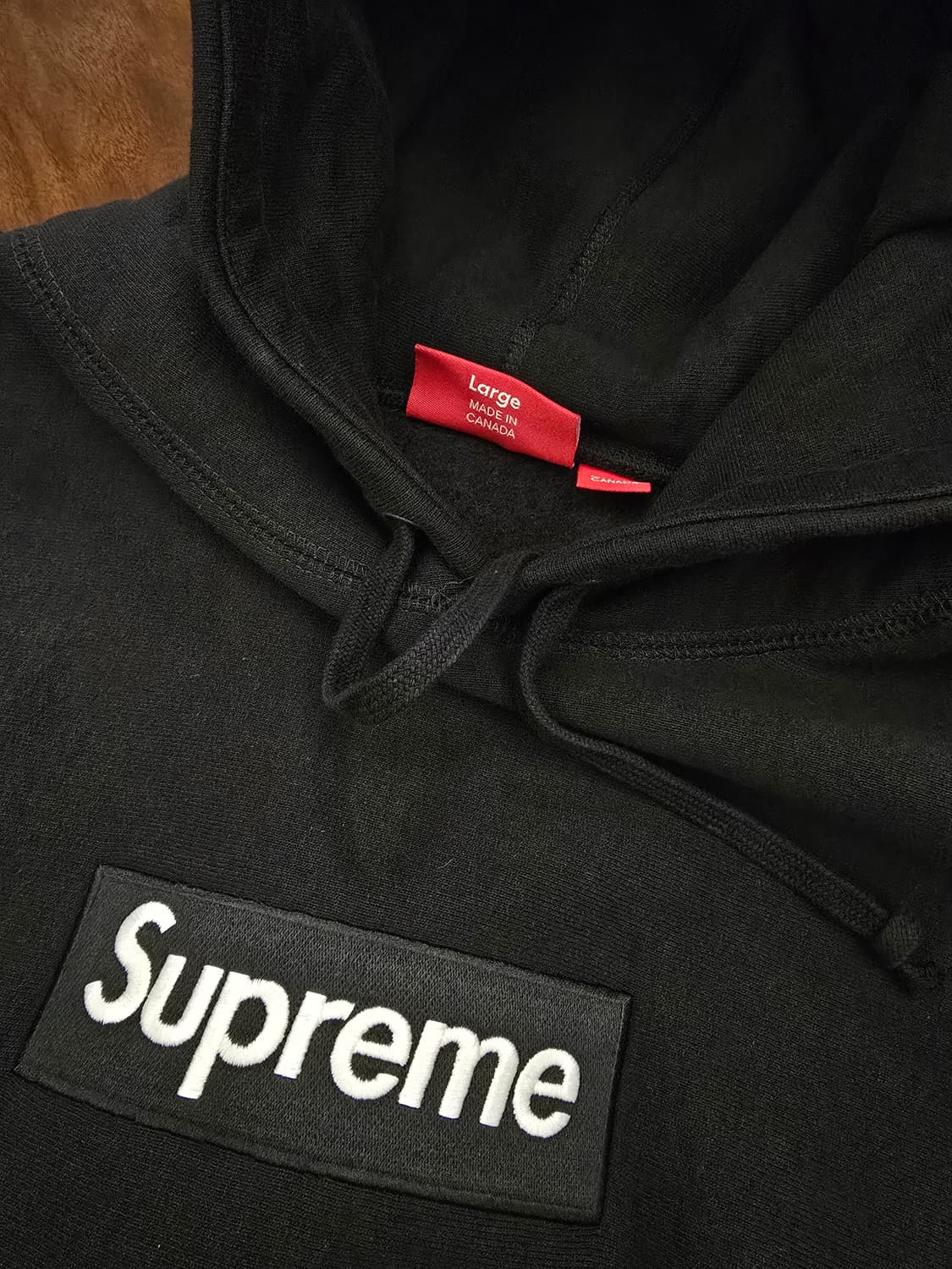 슈프림 23fw 박스로고 후드 블랙 L 새제품 상품이미지2