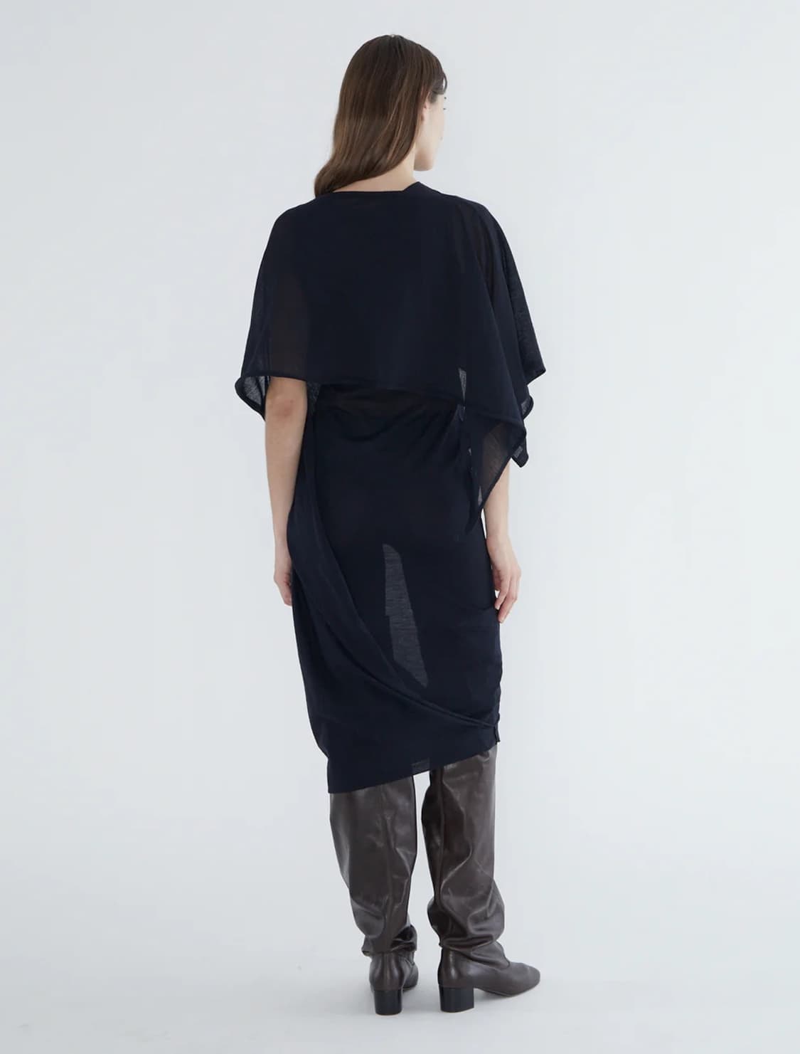 [S,M]팔로마울 Willy 러플 드레스/블랙 상품이미지6