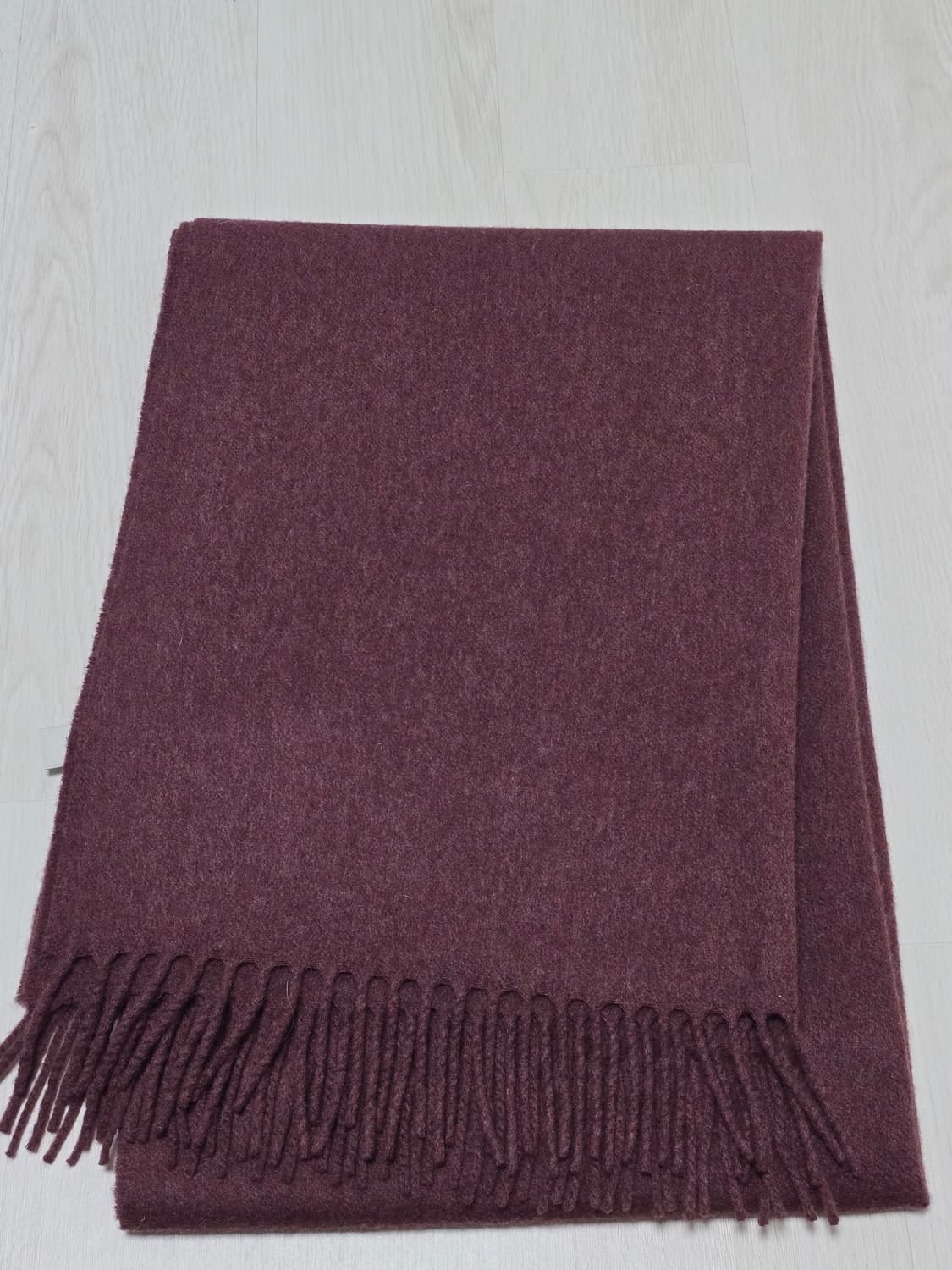 Cesare Gatti 캐시미어100 버건디 머플러 상품이미지1