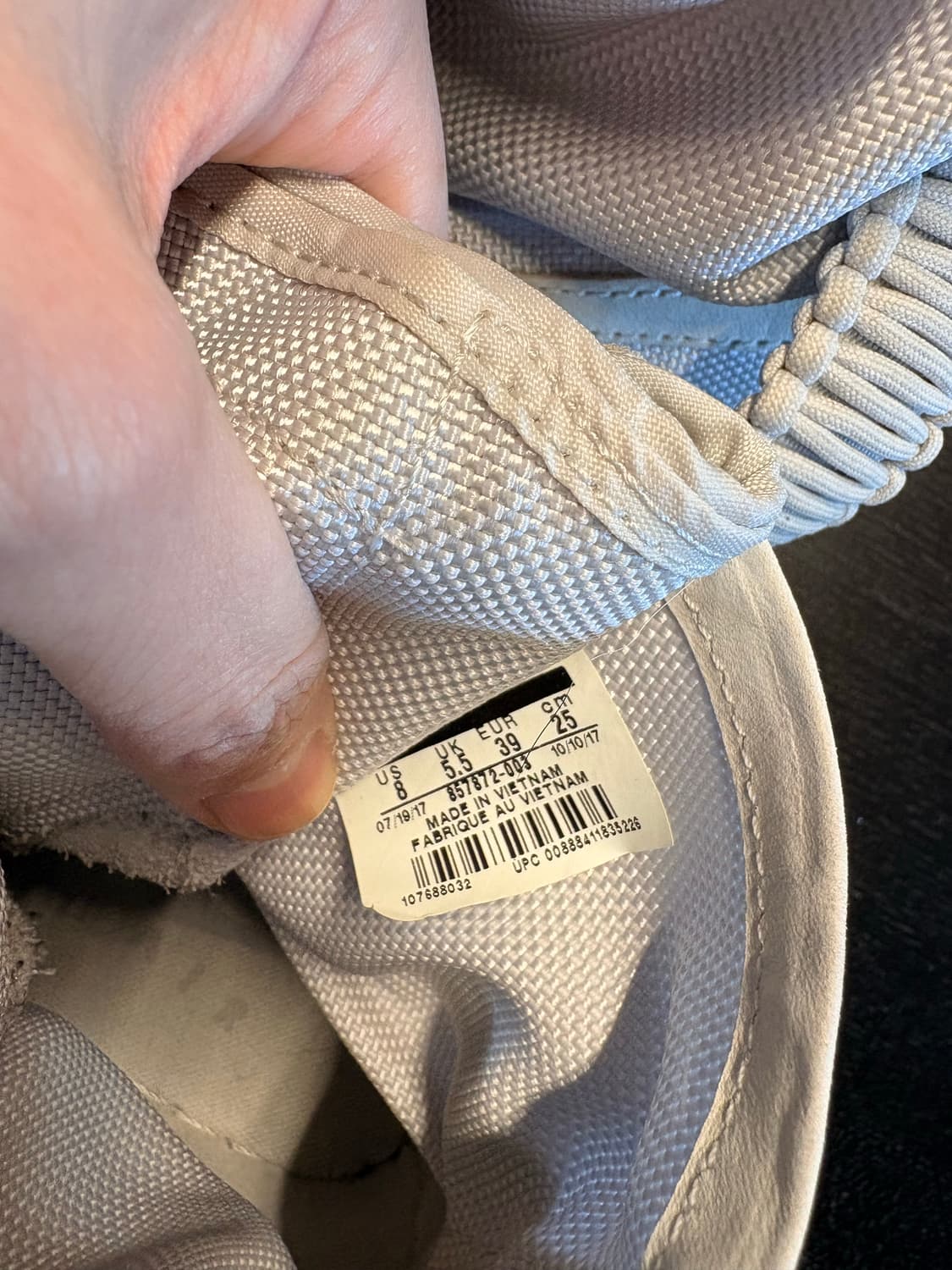 나이키 에어포스 SF AF1 하이 베이지 250mm 상품이미지6