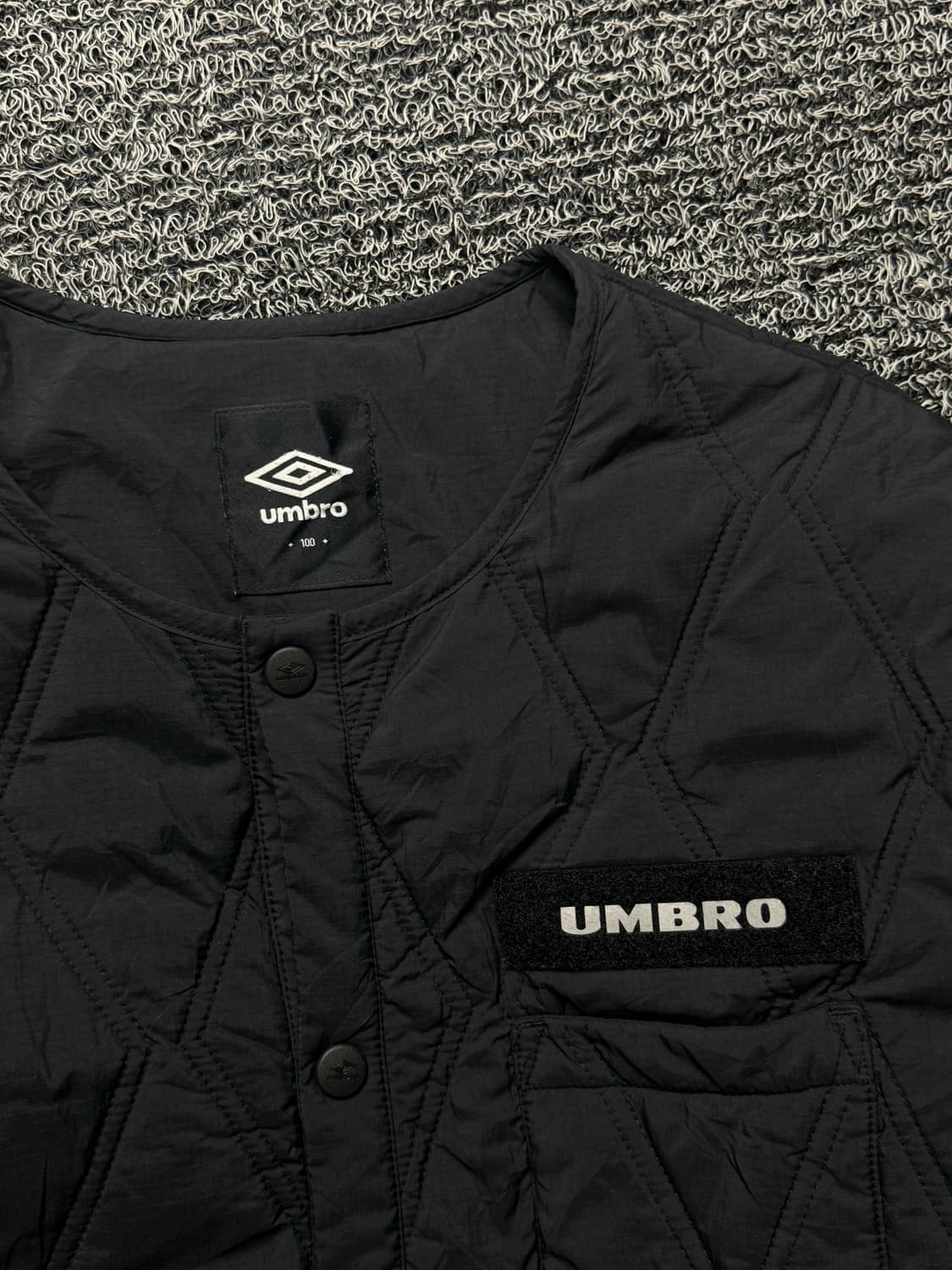 엄브로 아메카지 빅로고 퀼팅 패디드 자켓 1384 상품이미지3