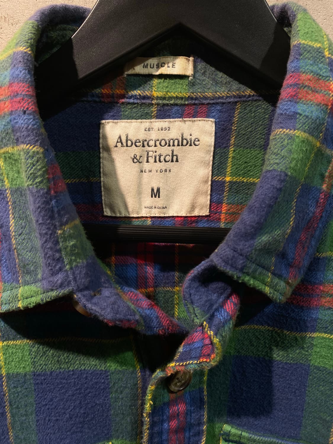 아베크롬비 체크 셔츠 상품이미지3