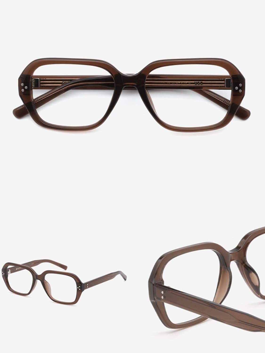 리에티 안경 UGO 브라운(새상품) 상품이미지1