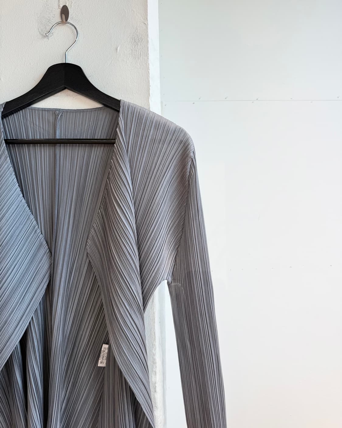 플리츠 플리즈 그레이 링컬 가디건  상품이미지4