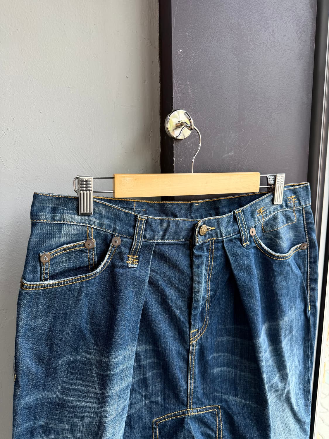 33/ 알써틴 R13 2000AW 데님 배기팬츠 상품이미지4