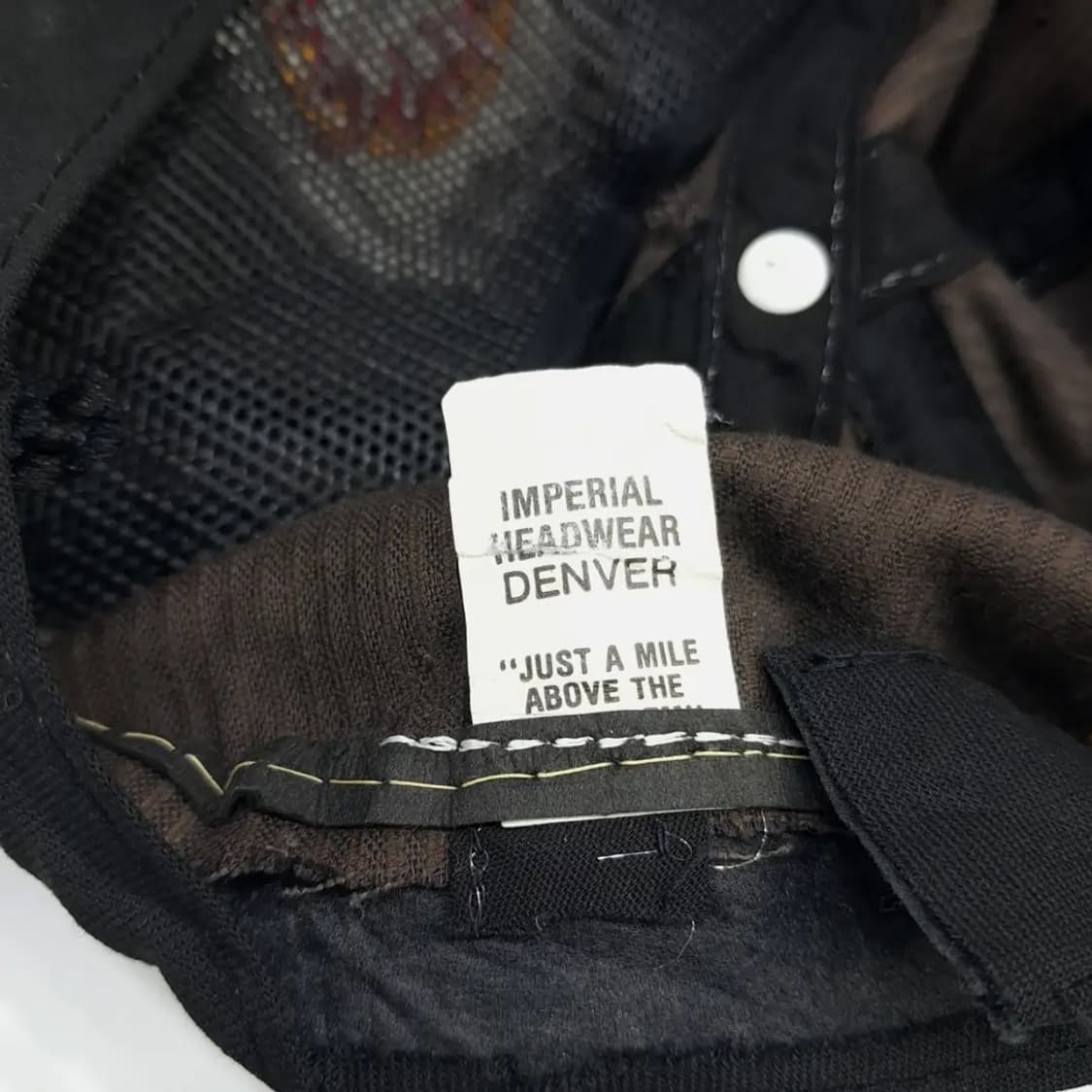 1980s USA 코듀로이 로프 캡 상품이미지8