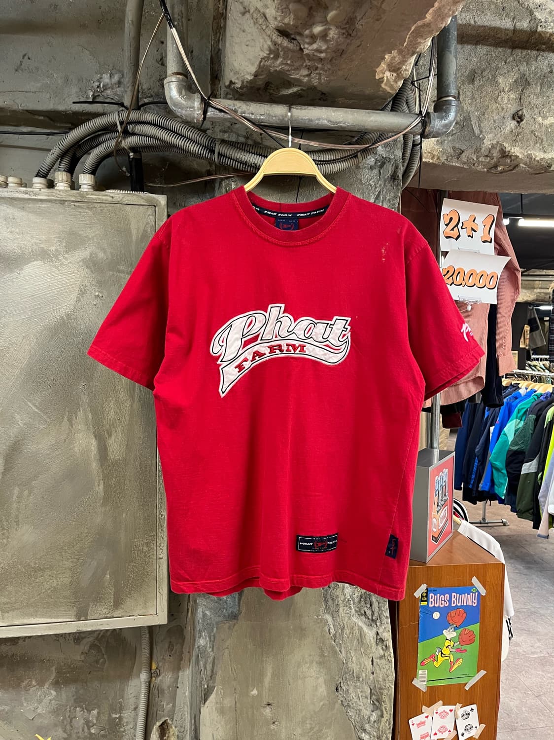 Phat farm 반팔티 레드 L #csz2964 상품이미지1